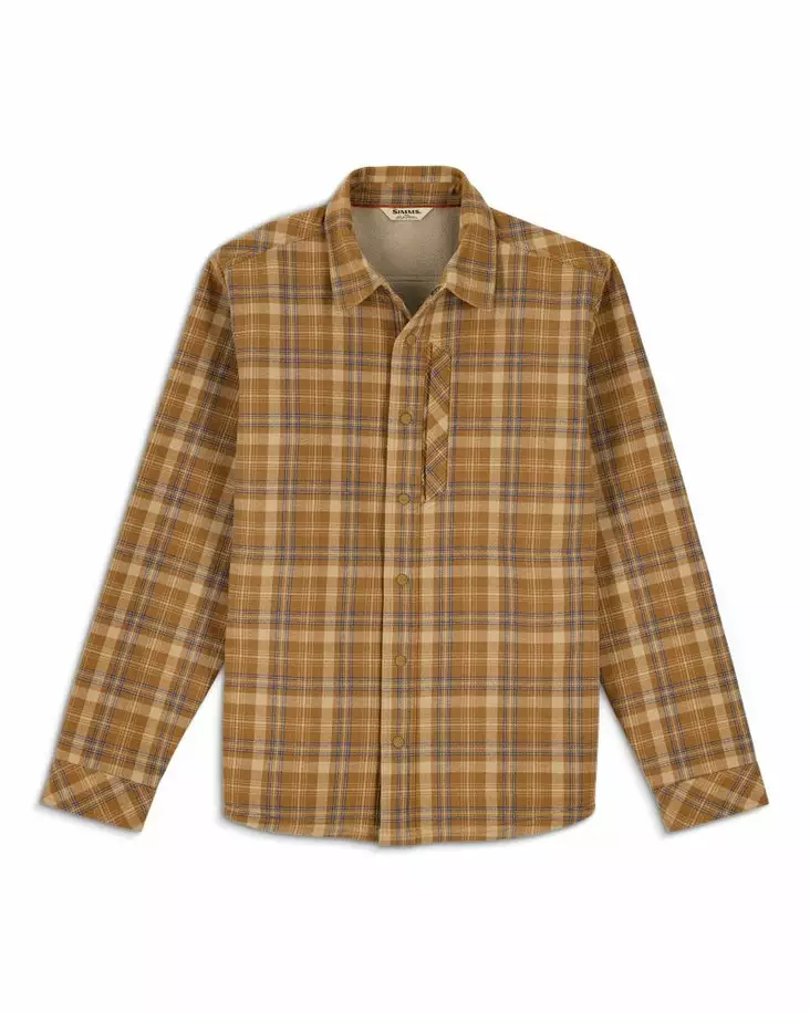 Simms Coldweather Shacket Schooner Plaid: Bronzeback - Other Jackets - 694264695708 - 2