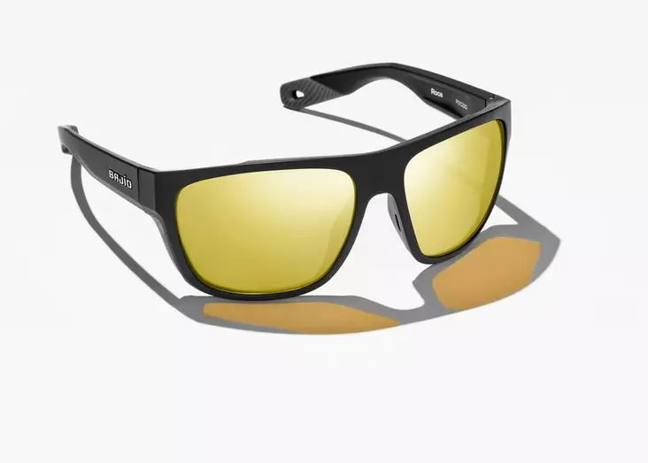 Bajio Las Rocas Black Matte Yellow Glass - Glass Lenses - 840290913068 - 2