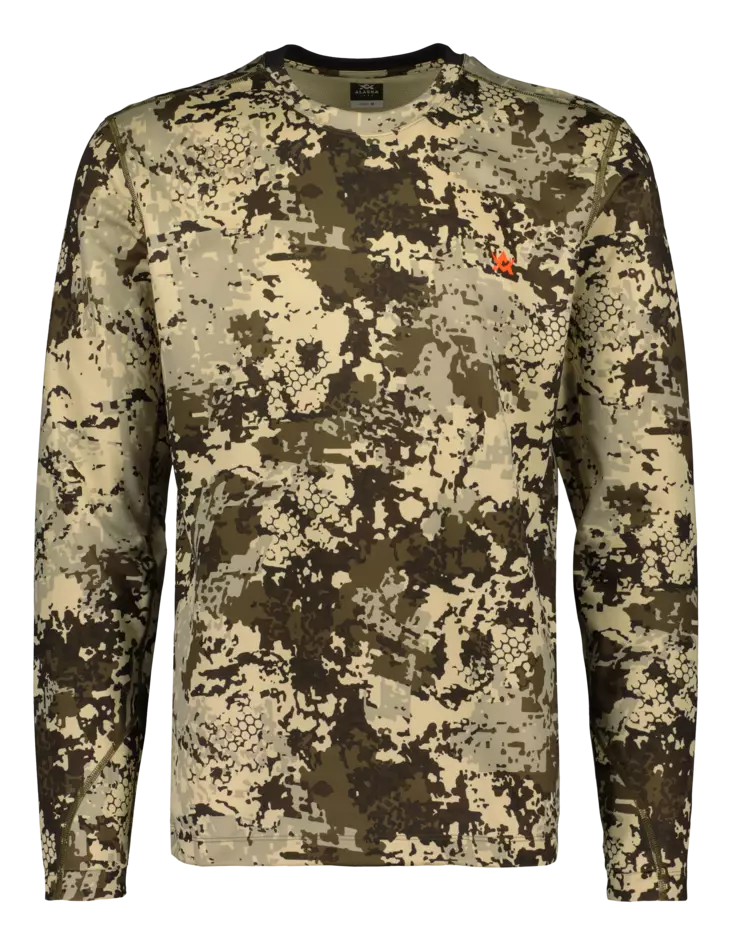 Alaska CoolDry Mens LS T-Shirt BlindTech Reed - Hunters Underwear - 6438347049668 - 1