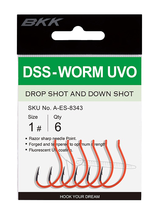 BKK DSS Worm UV Orange - Hooks - 6974190006378 - 1