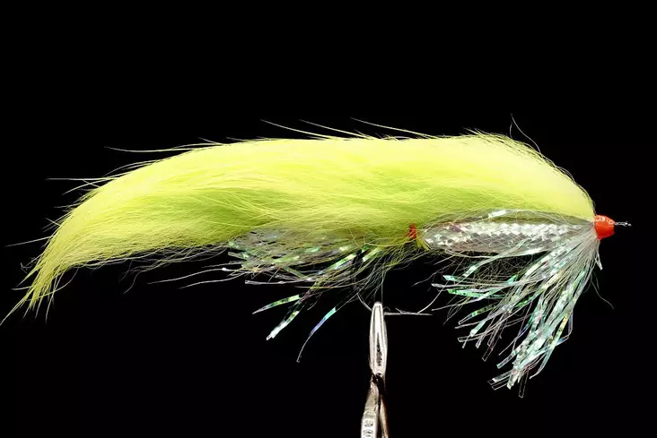 Drags Devil Fl. Chartreuse Streamer - Other Seatrout Flies - 8859202530578 - 1