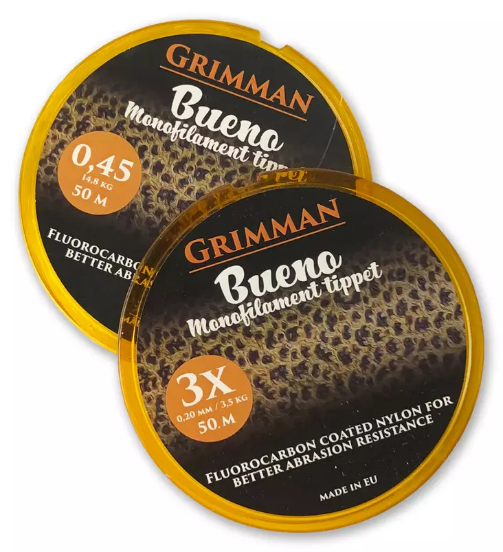 Grimman Bueno Tippet 50m - Nylon Lines - 6438407002848 - 1
