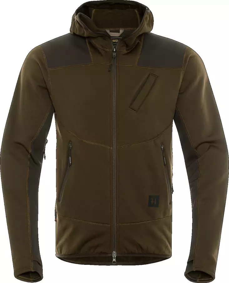 Härkila Deer Stalker Hoodie Green - Shirts - 5714733534248 - 1