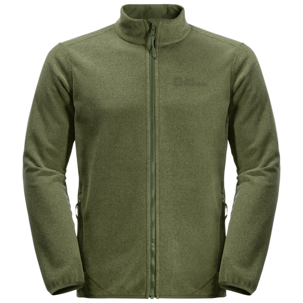 Jack Wolfskin Mens Skywind Full-Zip Jacket Greenwood - Insulated Jackets - 4064993552058 - 1