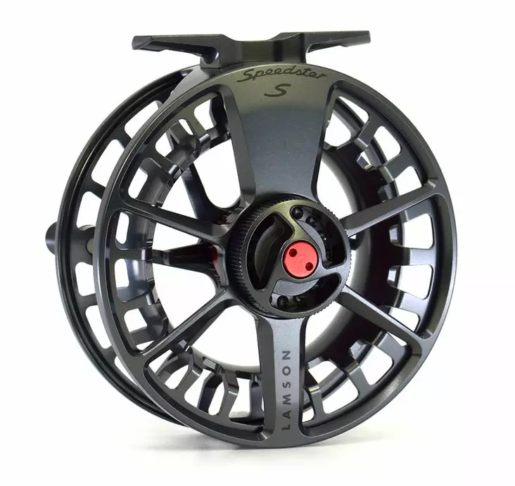 Lamson Speedster S-Series Dark Smoke - Waterworks Lamson Fly Reels - 708332011168 - 3