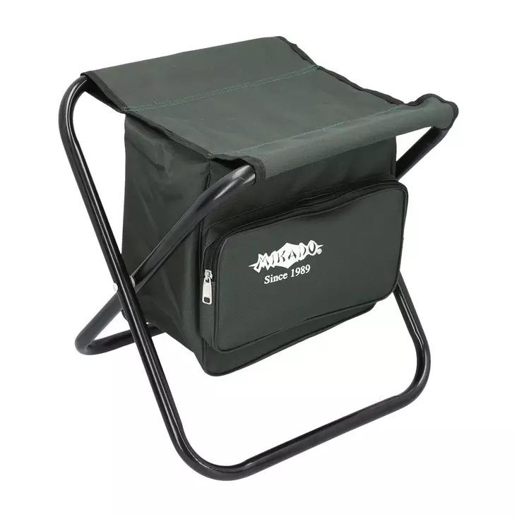 Mikado Foldable Stool with Bag IS12-81B Green - Feeder & Specialist Chairs - 5900637634638 - 1