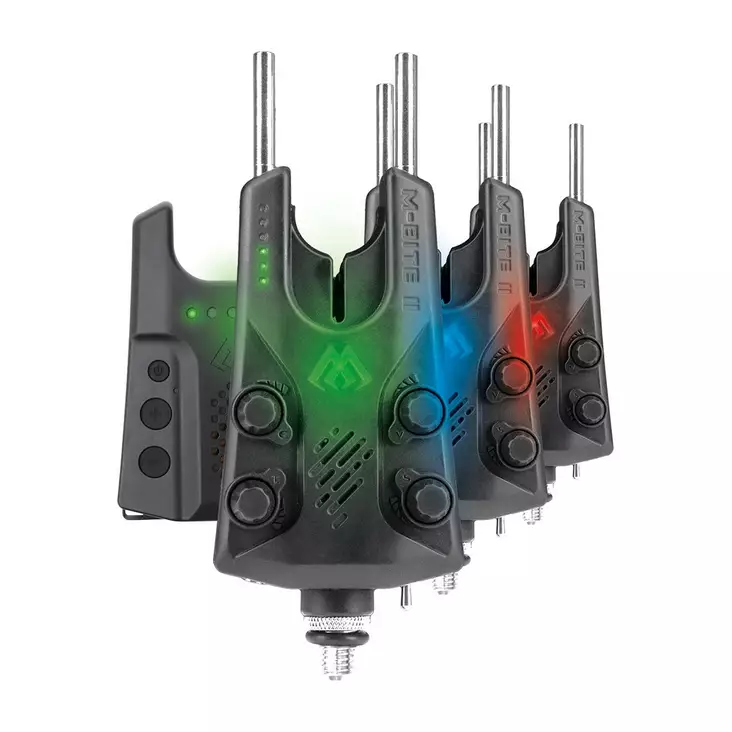 Mikado M-Bite II Bite Alarm Set 3+1 - Single Alarms & Sets - 5900637118428 - 1