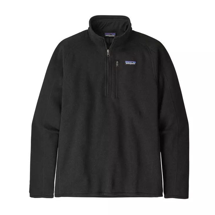 Patagonia Ms 1/4 Zip Better Sweater Black - Insulated Jackets - 191743848698 - 1