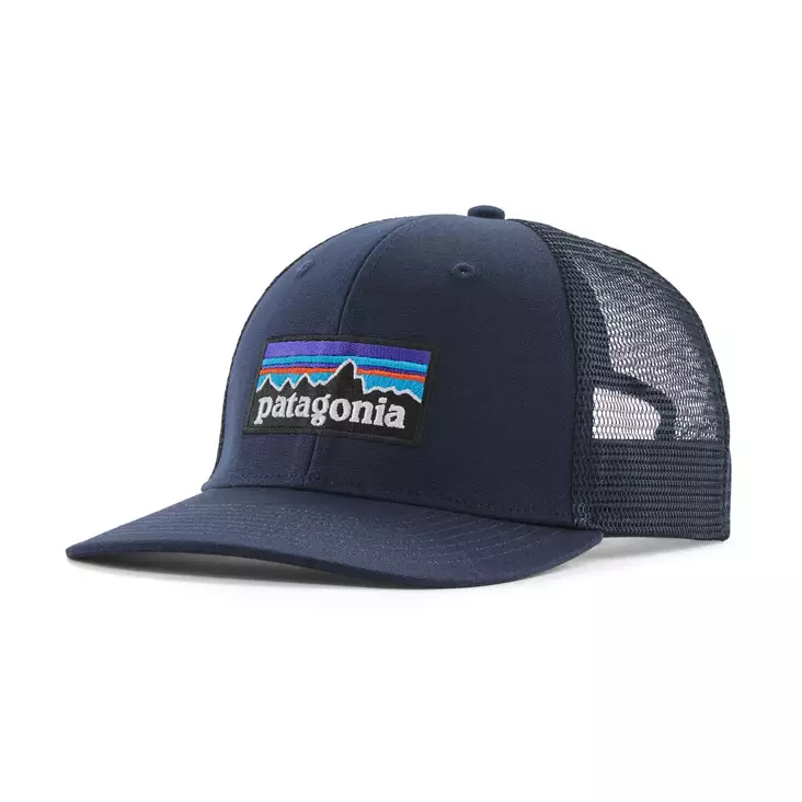 Patagonia P-6 Logo Trucker Hat New Navy - Truckers - 196924560048 - 1