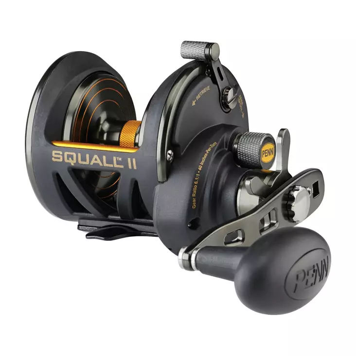 Penn Squall II Star Drag 25N LH - Trolling & Big Game Reels - 031324174818 - 1