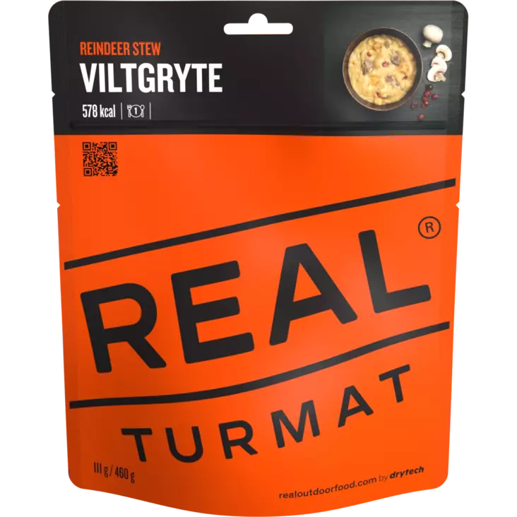 Real Turmat Reindeer Stew - Outdoor Meals - 7036480052188 - 2