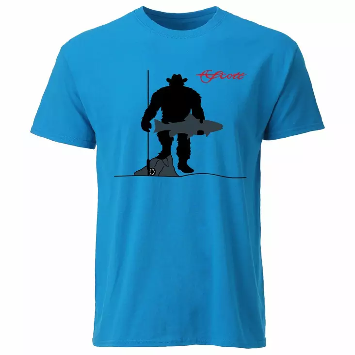 Scott Bigfoot T-shirt Turquise - T-Shirts - 816428017908 - 1