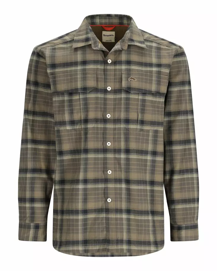 Simms ColdWeather Shirt Hickory Asym Ombre Plaid - Shirts - 694264624258 - 1