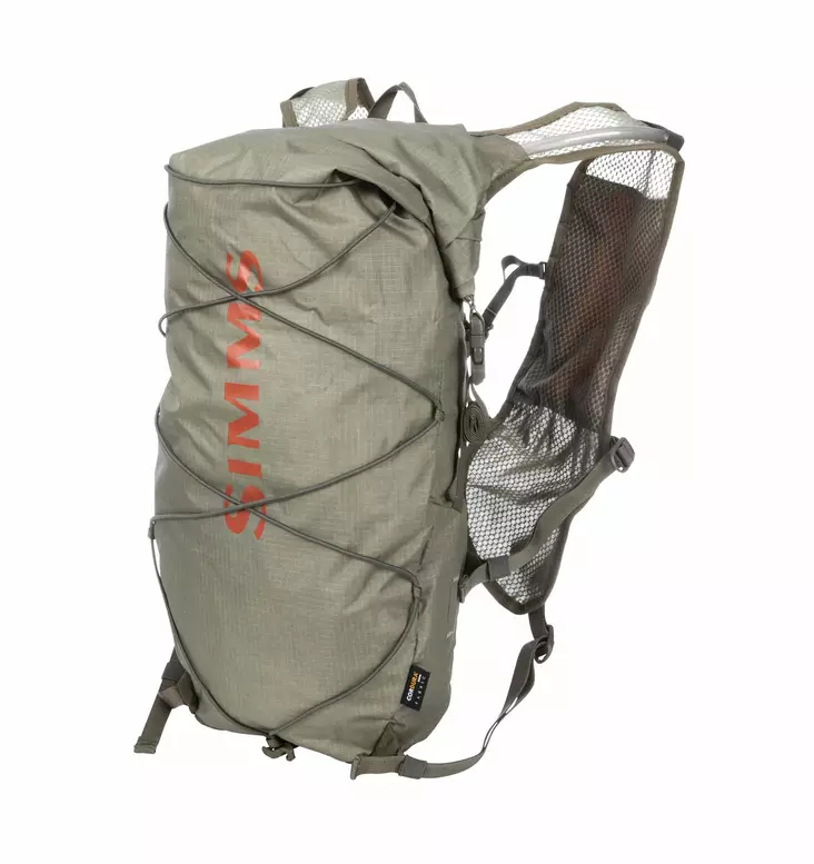 Simms Flyweight Vest Pack Tan L/XL - Fly Fishing Vests - 694264543788 - 1
