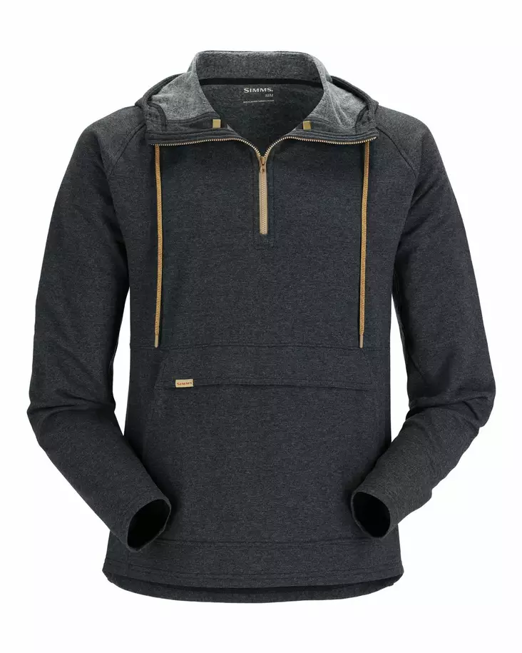 Simms Vermilion Hoody Black Heather -huppari - Shirts - 694264581988 - 1