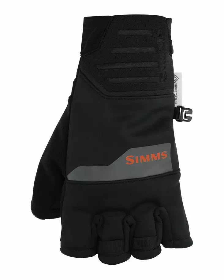 Simms Windstopper Half-Finger Glove Black - Gloves - 694264626788 - 1
