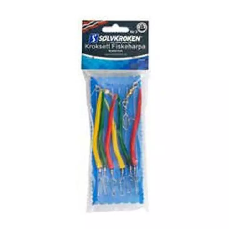 Sølvkroken Kroksett Fiskeharpa Nr 3 - Bottom Fishing & Cod Rigs - 7056960008238 - 1