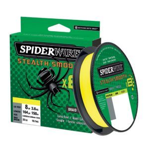 Spiderwire Stealth Smooth 8 Hi-Vis Yellow - Braided Lines - 022021663538 - 2