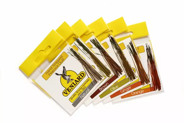 Veniard Hand Stripped Peacock Quill - Other Feathers and Plumes - 40450300038 - 1