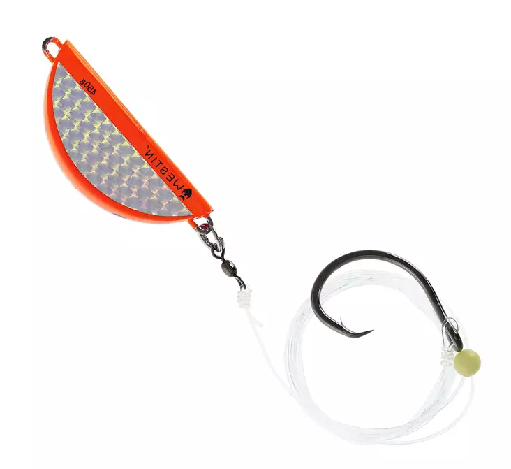 Westin Halibut Anti Twist Circle 350g Orange Flash - Sea Fishing Jigs - 5707549537428 - 1