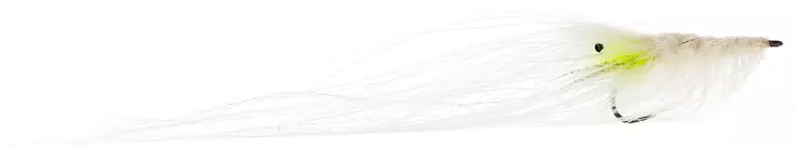 White Pig UV w. Chartreuse Hot Spot - Shrimps - 5707549438398 - 1