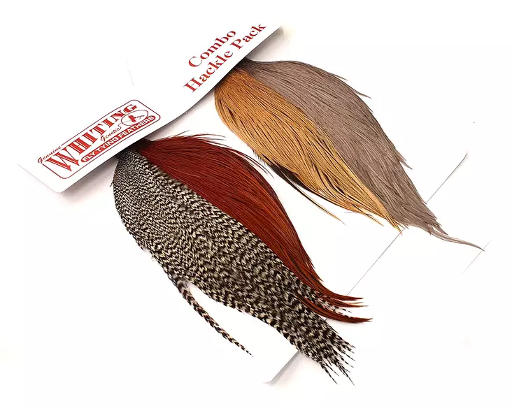 Whiting Introductory Hackle Pack Capes - Dry Fly Capes and Saddles - 6160440133738 - 1