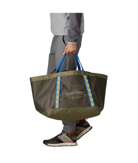 Patagonia Black Hole Gear Tote Basin Green with Fitz Trout - Gear Bags - 198077513889 - 2