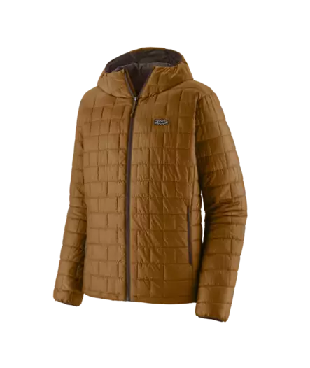 Patagonia M´s Nano Puff Fitz Roy Trout Hoody Wolf Brown - Insulated Jackets - 198077932239 - 1