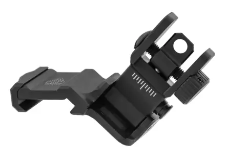 UTG ACCU-SYNC 45 Degree Rear Sight Manual Flip-up Tool-free Dual Aperture - Iron sights - 4717385553699 - 1