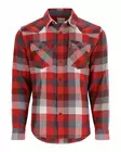Simms Santee Shirt Auburn Red Slate Buffalo Check - Shirts - 694264625569 - 1