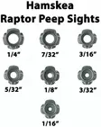 Hamskea Raptor Peep - Peep Sights - 856633006779 - 2