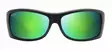 Maui Jim Equator - Matte Rubber Black Frame with Maui Green Lens - Glass Lenses - 603429068899 - 2