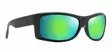 Maui Jim Equator - Matte Rubber Black Frame with Maui Green Lens - Glass Lenses - 603429068899 - 1