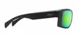 Maui Jim Equator - Matte Rubber Black Frame with Maui Green Lens - Glass Lenses - 603429068899 - 3