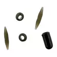 Mikado Carp Helicopter Complete Set Weed/Brown - Pre-made Leaders - 5900637012429 - 1