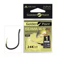 Mikado Golden Point Iseama with Ring 9 pcs #4 - Eyed & Spade End Hooks - 5900637616689 - 1