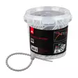 Mikado Silicone Clamp Strap 21,5cm Grey - Rod Protectors, Straps & Spares - 5900637156819 - 1