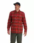 Simms ColdWeather Shirt Cutty Red Asym Ombre Plaid - Shirts - 694264624319 - 2