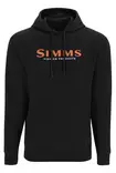 Simms Logo Hoody Black - Sweatshirts - 694264661789 - 1