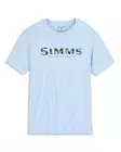 Simms Simms Shroud Fill Logo T-Shirt Sky Blue - Men T-Shirts - 694264699829 - 1