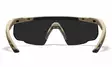Wiley X Saber Advanced Grey & Clear & Light Rust - Matte Tan - Shooting Glasses - 712316063739 - 3