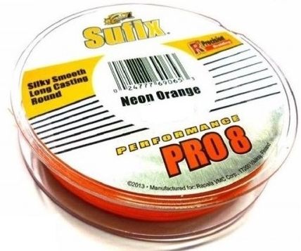 Sufix Performance Pro8 Orange 135m 0,12 - Braided Lines - 024777689749 - 1