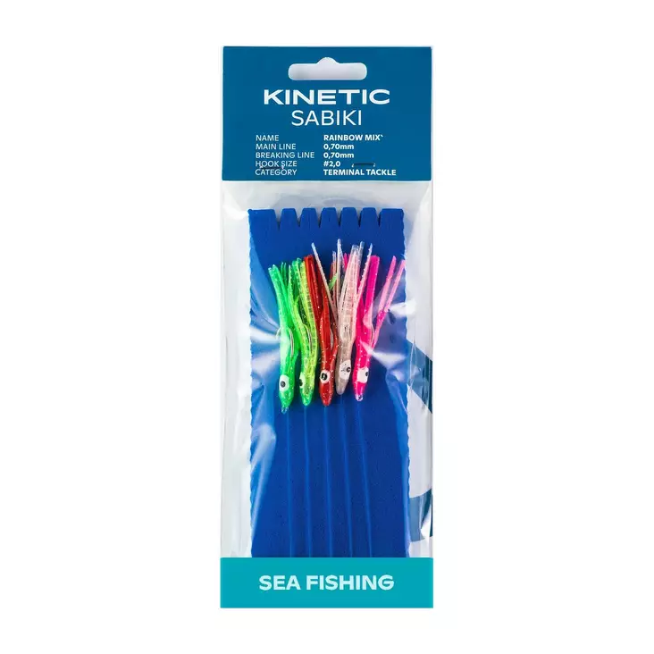 Kinetic Sabiki Blekksprut Mini #2/0 - Sabiki & Mackerel Rigs - 5707461355599 - 1