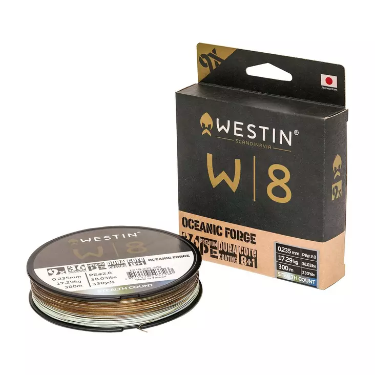 Westin W8 9-Braid Oceanic Forge 300m - Saltwater Braids - 5707549543719 - 1