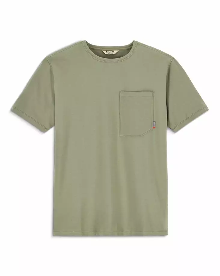 Simms Harbor Pocket T-shirt Willow - Men T-Shirts - 694264696989 - 2