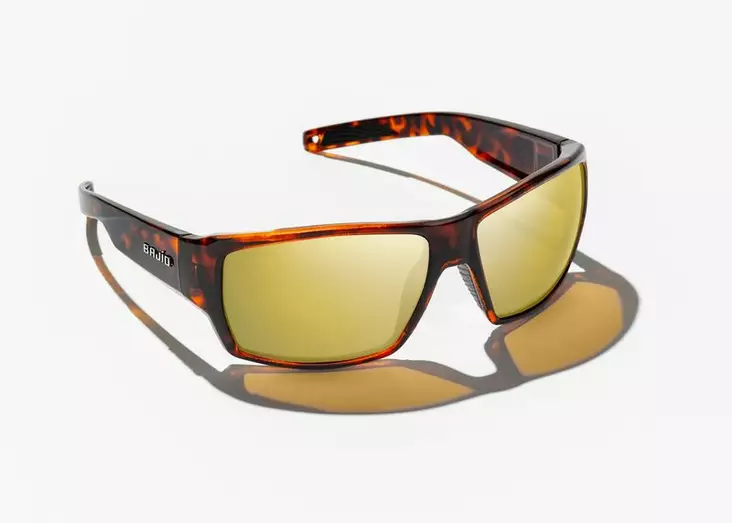 Bajio Vega Dk. Tort Matte Yellow Mirror Glass - Glass Lenses - 840290913099 - 2