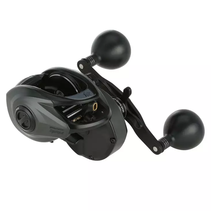 Abu Garcia Beast 400LP Left - Low Profile Baitcasting Reels - 036282038189 - 1
