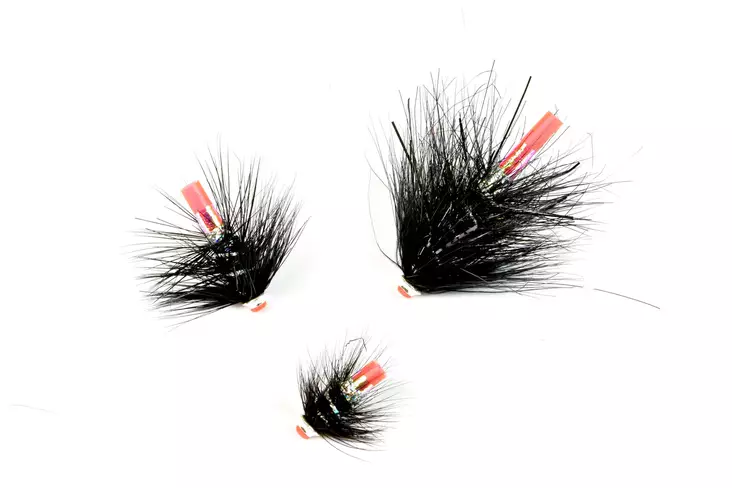 Frödin Flies Loose Bodies Black & Silver - Tube Flies - 7340154603799 - 1