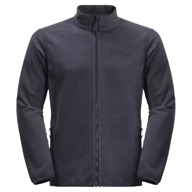 Jack Wolfskin Mens Skywind Full-Zip Jacket Ebony - Insulated Jackets - 4064993552119 - 1