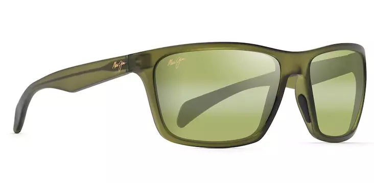 Maui Jim Makoa - Matte Trans Green Frame with HT Lens - Glass Lenses - 603429054199 - 1